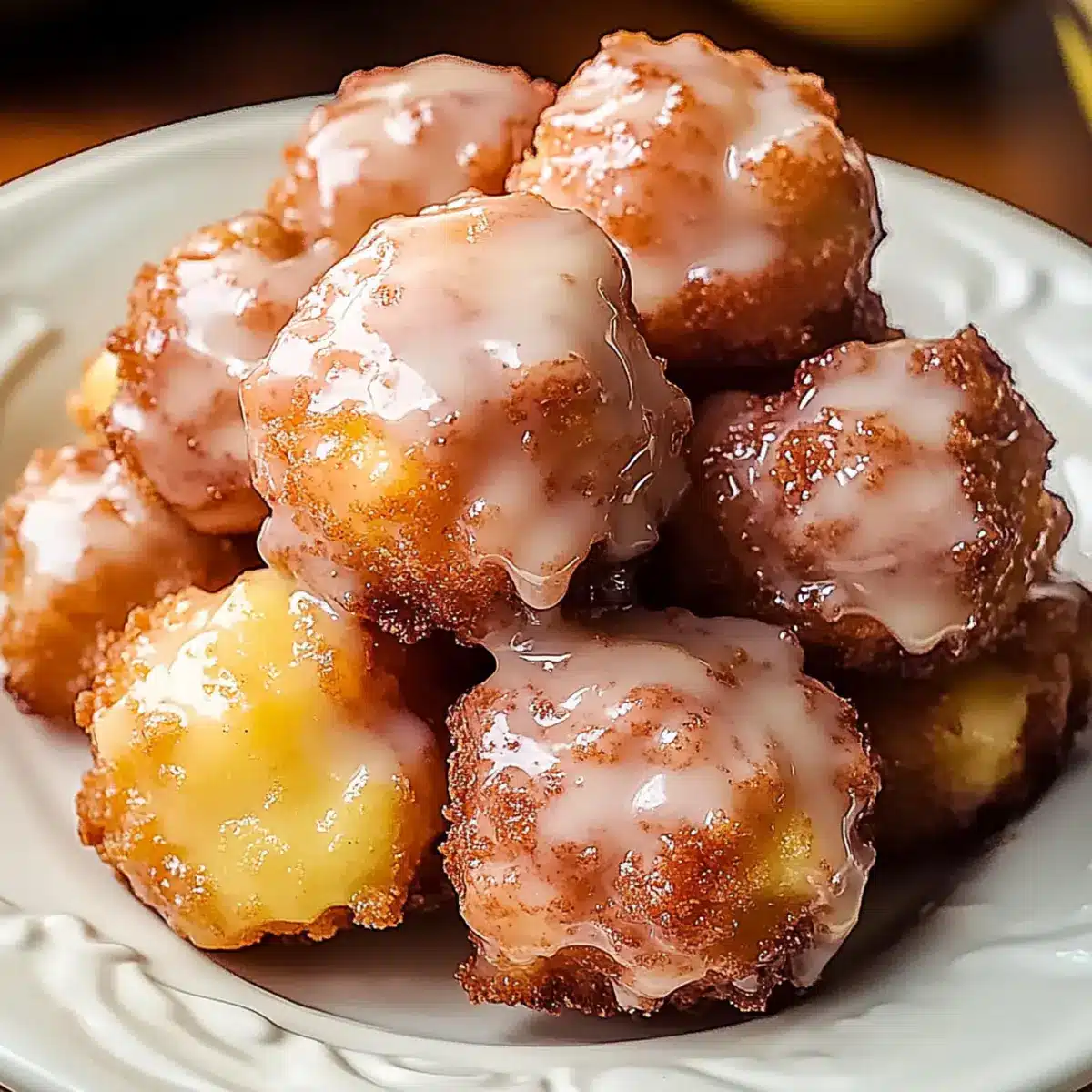 Apple Fritter Bites