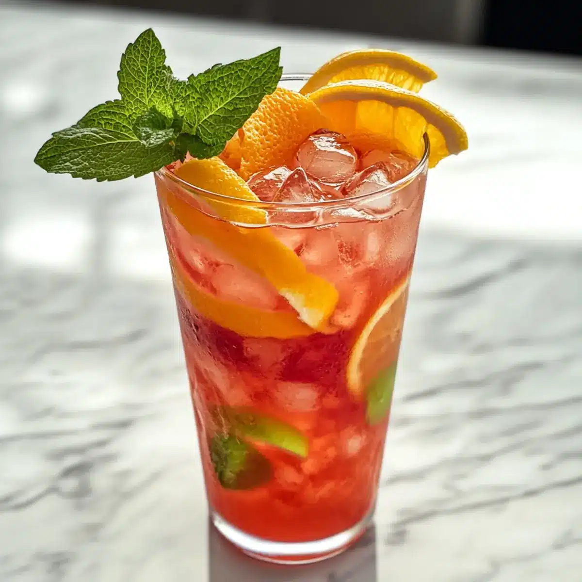 Virgin Sangria Mocktail