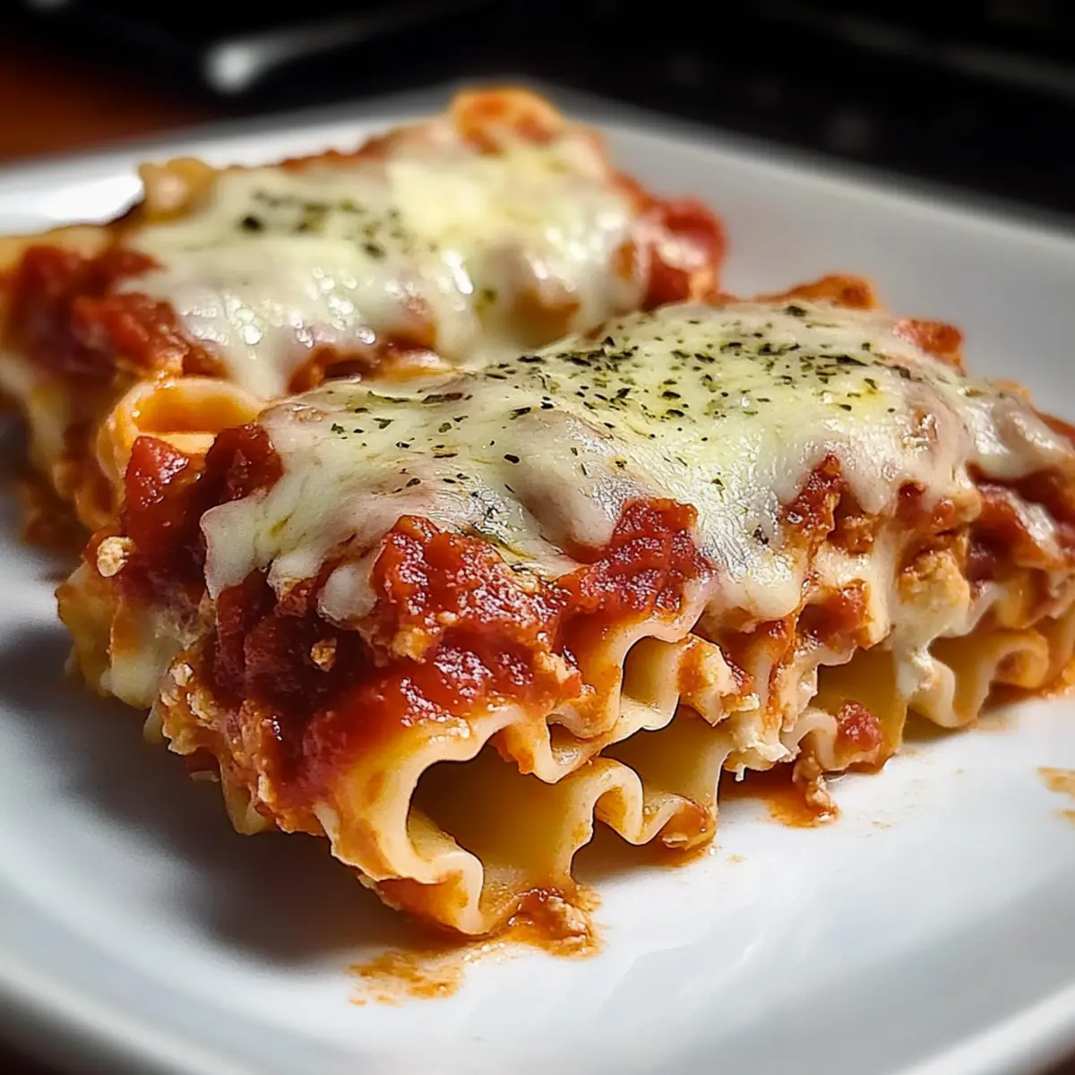 Pepperoni Pizza Lasagna Roll Ups