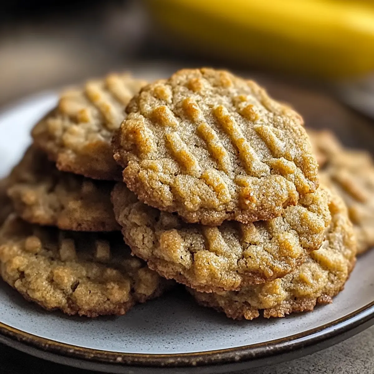 Easy Banana Bread Cookies