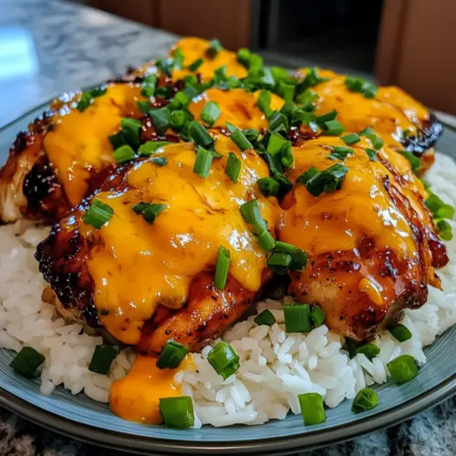 One Pan Sticky Buffalo Ranch Chicken And Rice
