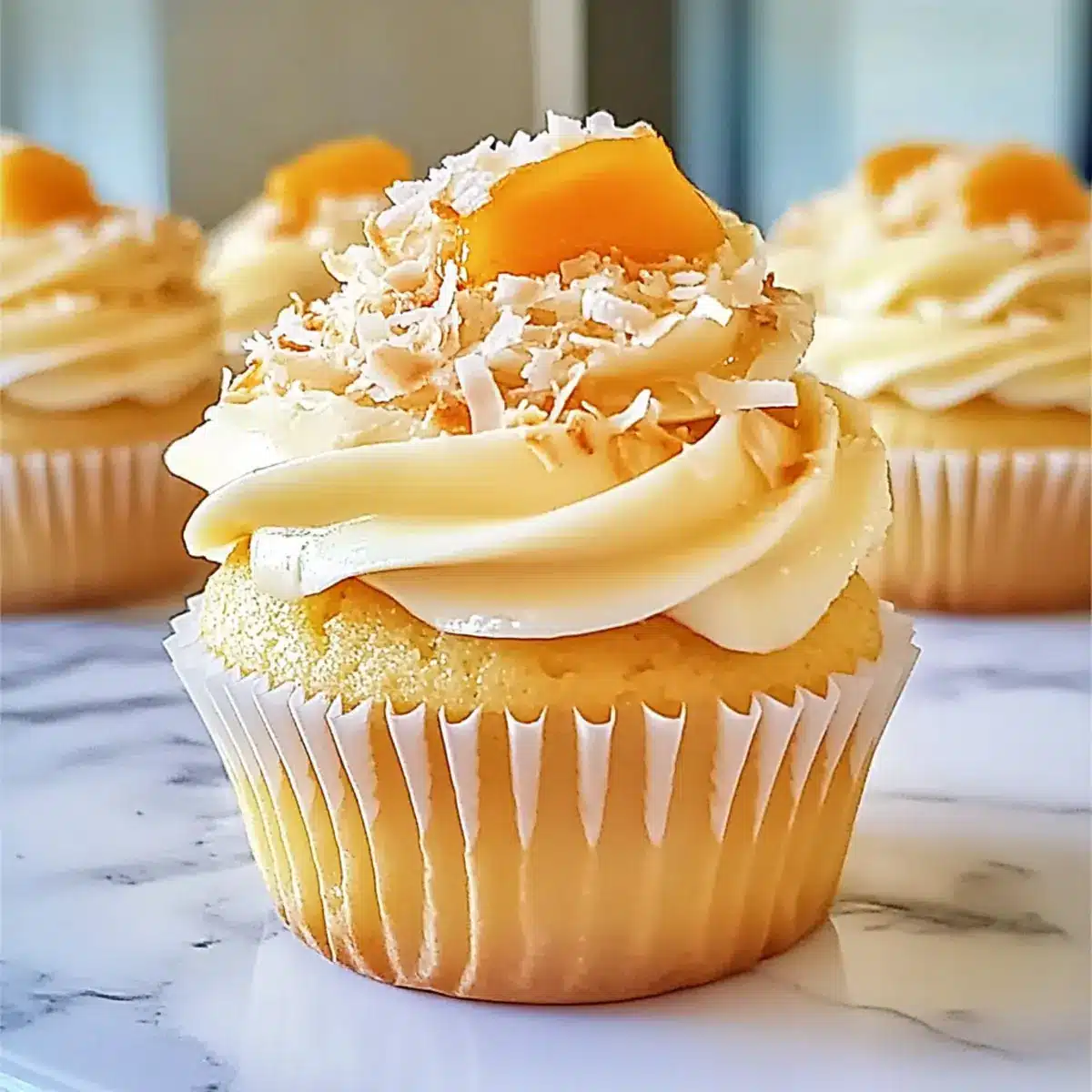 Mango Tango Summer Cupcakes