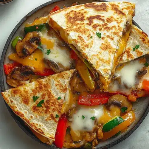 Quick Veggie Skillet Quesadillas
