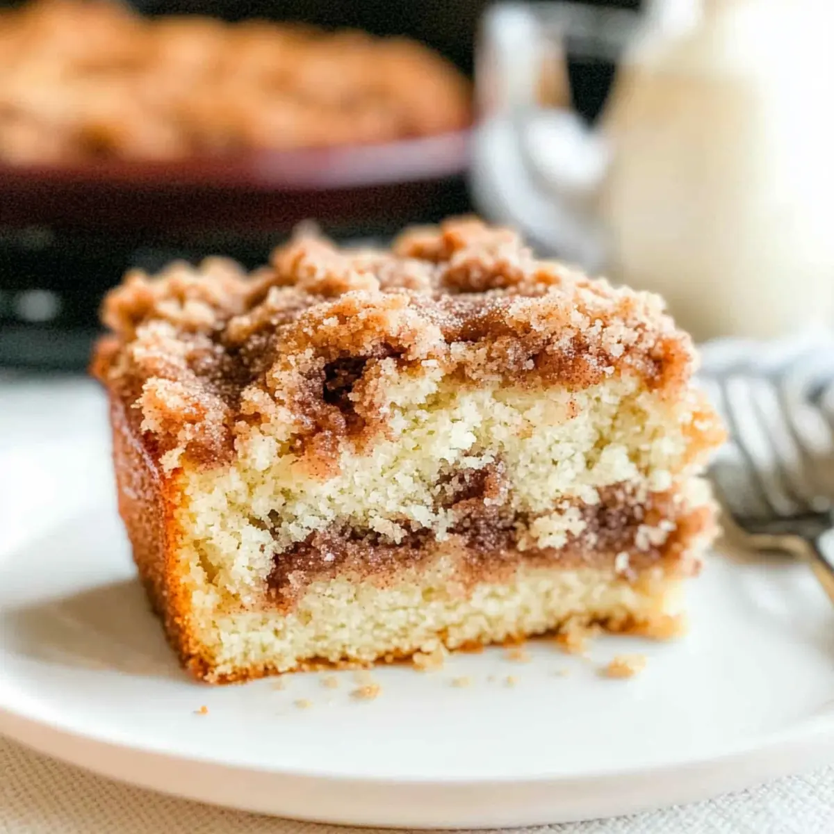 Cinnamon Streusel Coffee Cake