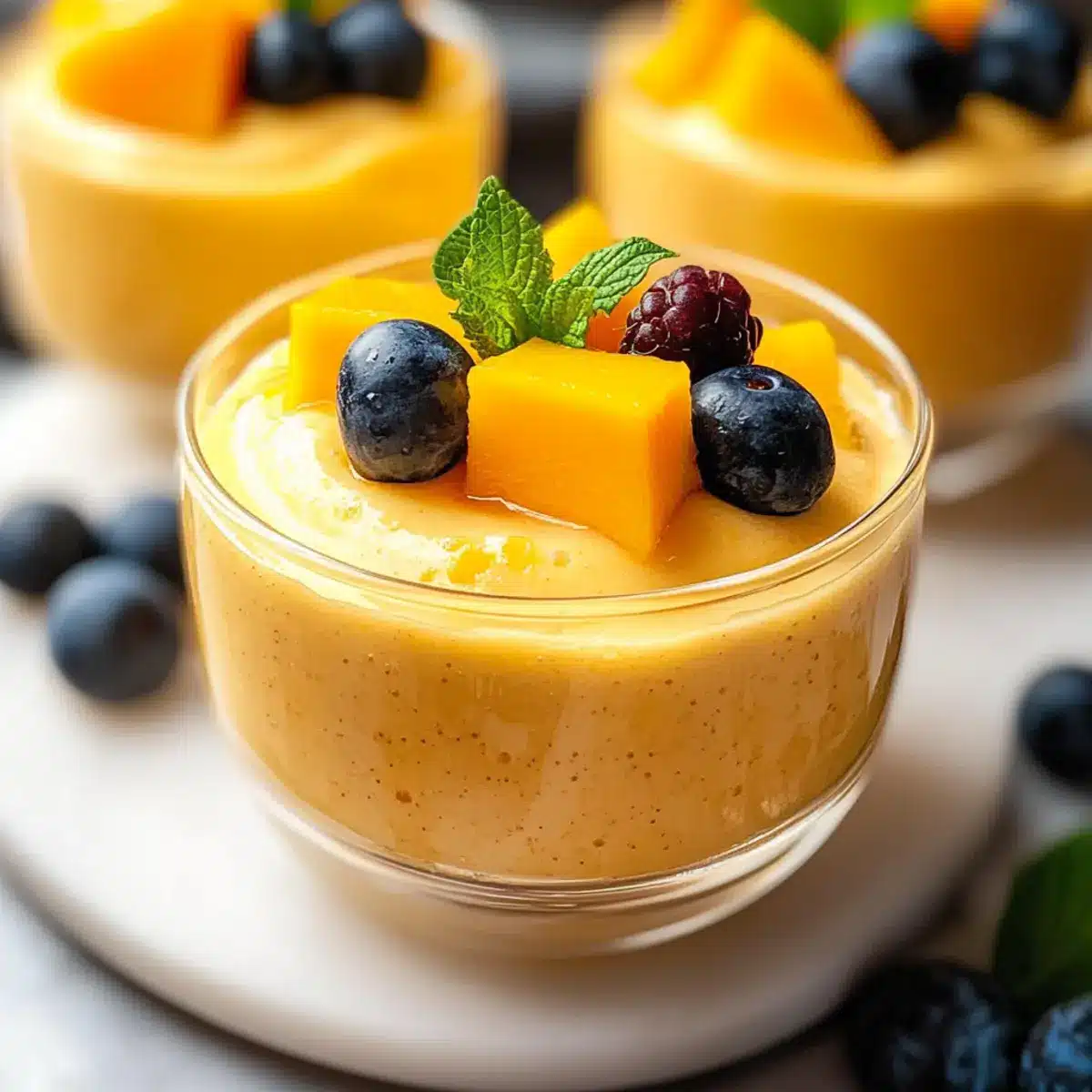 Creamy Mango Mousse