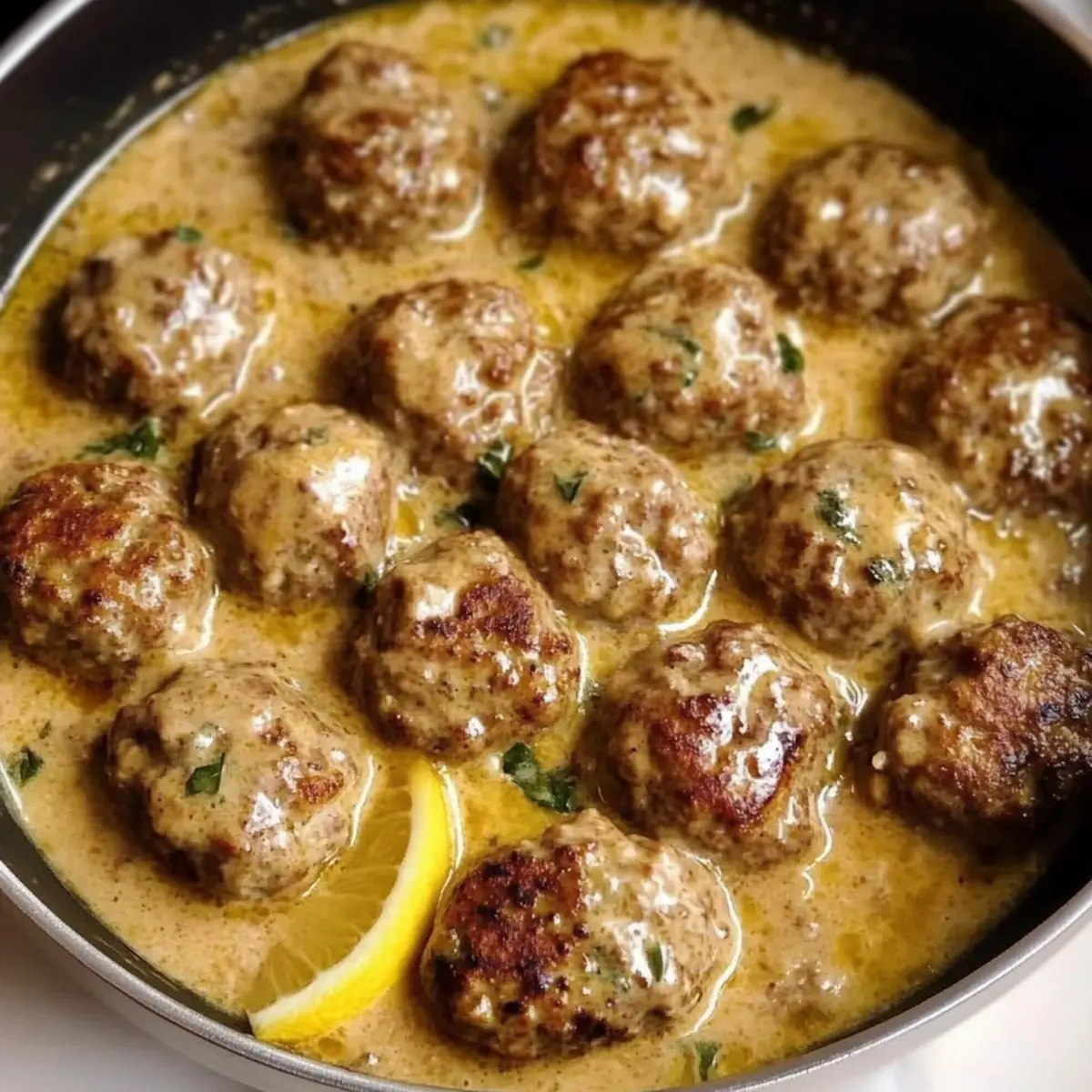Meatballs In Lemon Sauce
