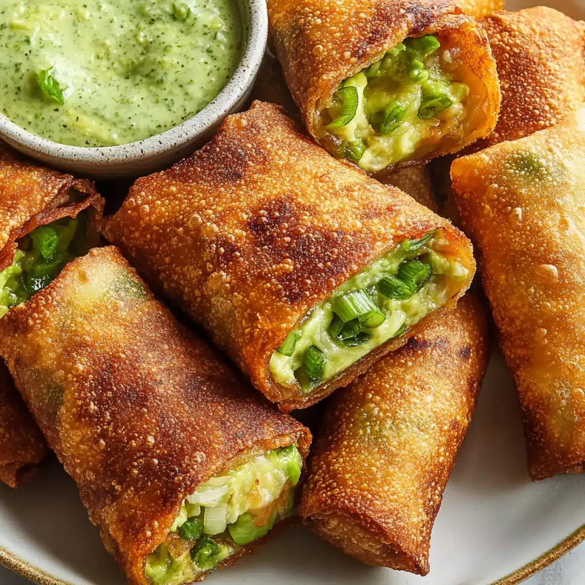 Air Fryer Avocado Egg Rolls